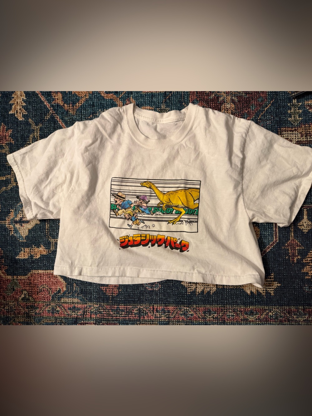 Jurassic Park 30th Anniversary Anime Crop Top size M